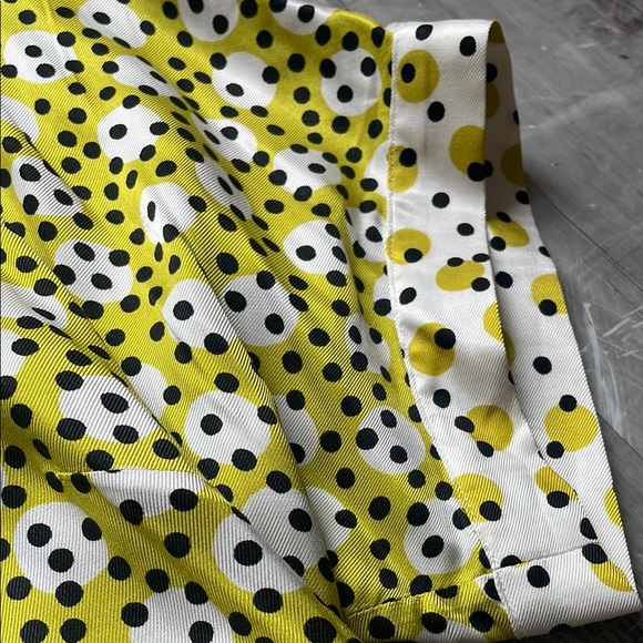 Boden Polka Dot Midi Dress - Green and White - Picture 5 of 7